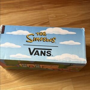 Vans The Simpsons Blue Shoe Box